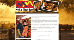 Desktop Screenshot of micksmeatbarn.com.au