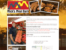 Tablet Screenshot of micksmeatbarn.com.au